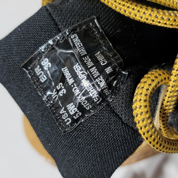 Wolverine Womens 5.5W Mustard Waterproof Work Boots Leather Composite Toe Shoes - Picture 3 of 16